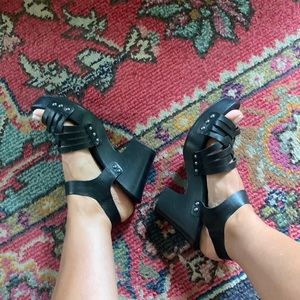 👡KORKS woven clog-like sandals 6.5/37